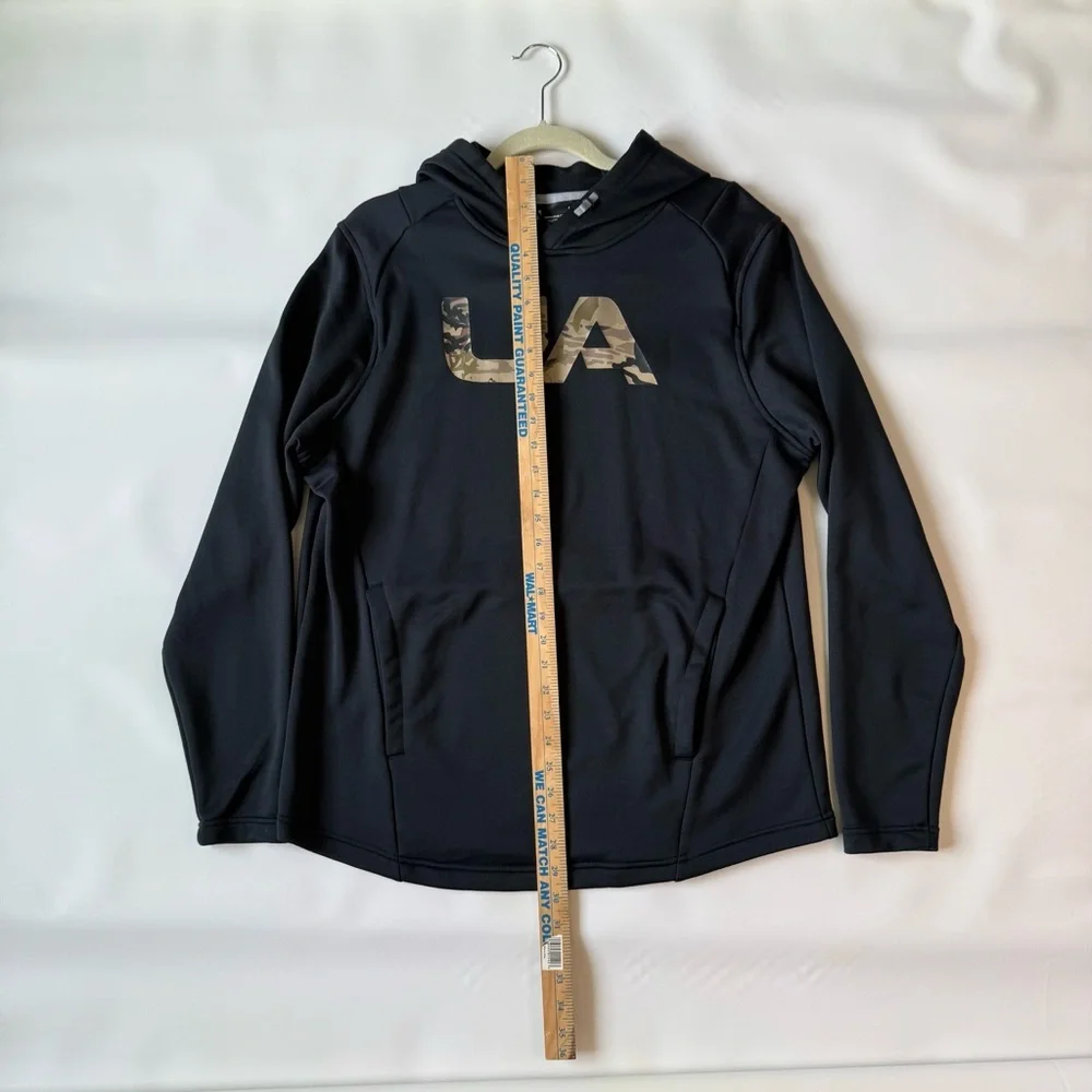 Under Armour Black long sleeve Hoodie‎ with Camouflage UA Logo size - Picture 5 of 7